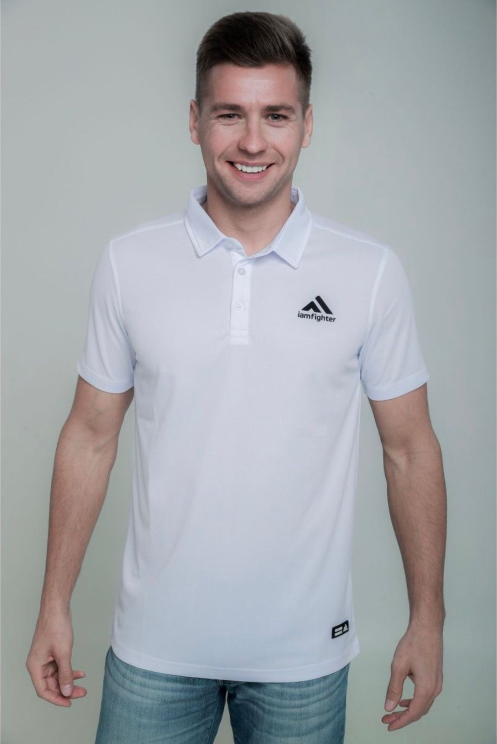 Футболка - Поло basic Iamfighter White