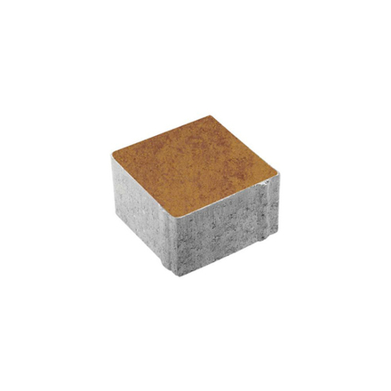 Тротуарная плитка КВАДРАТ 100х100 мм - Листопад гладкий Каир