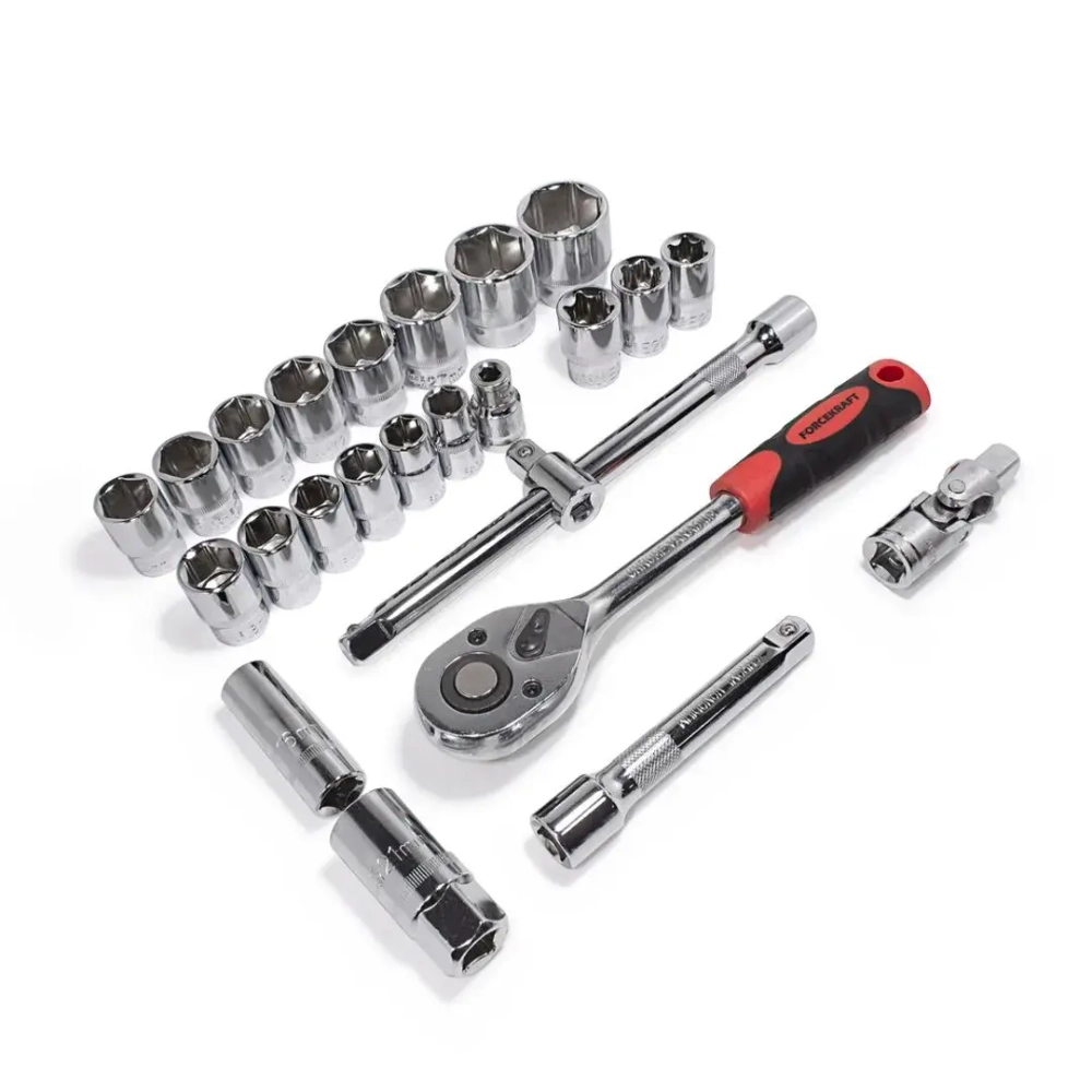 Набор инструментов 216пр. 1/4''3/8''1/2''(6гр.)(4-32мм) FORCEKRAFT FK-38841New