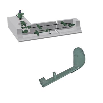 Диск сошника, фланец, вал, цепь, шайба для разбрасывателей и сеялок