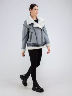 Дубленка авиатор натуральная зимняя