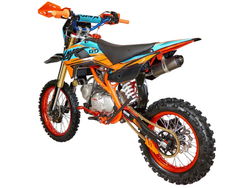 Питбайк KAYO EVOLUTION YX140EM 17/14 KRZ (механ. сцепл., эл. стартер 2022 г.)
