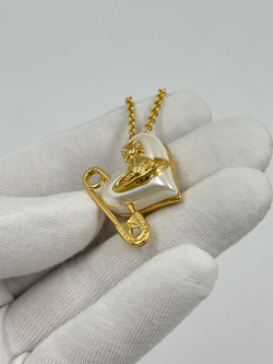 Кулон Сердце с булавкой Vivienne Westwood