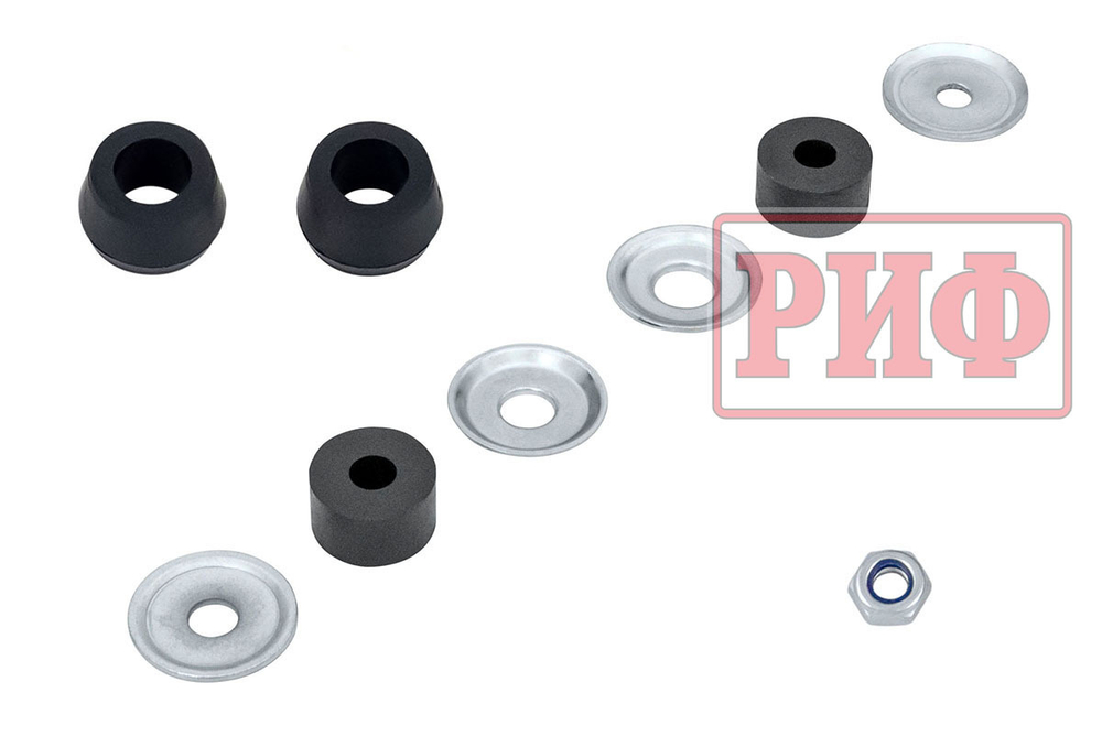 Амортизатор усиленный задний Toyota Land Cruiser 80/105 лифт 50 мм РИФ