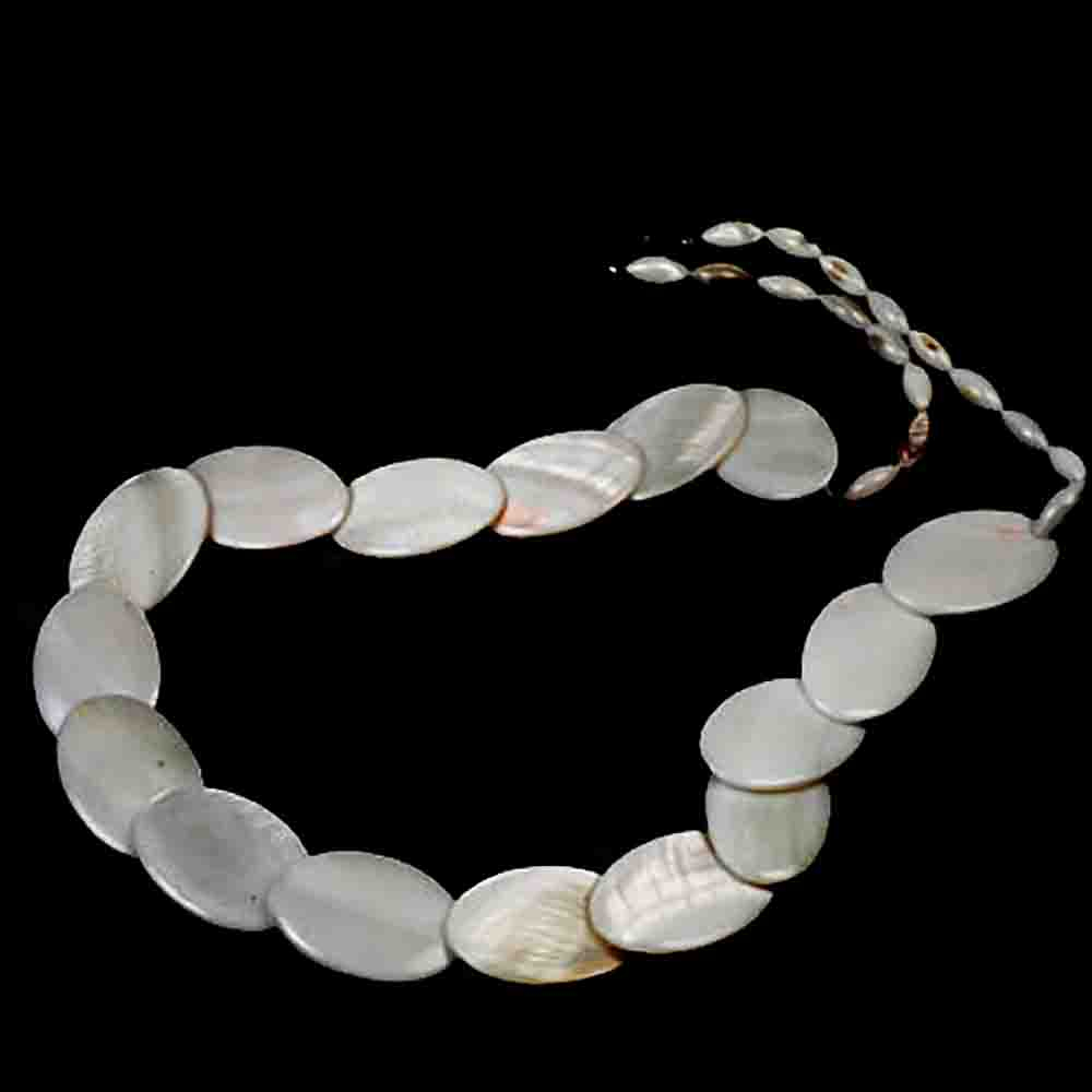 Колье "Бора-бора" перламутр белый асс.