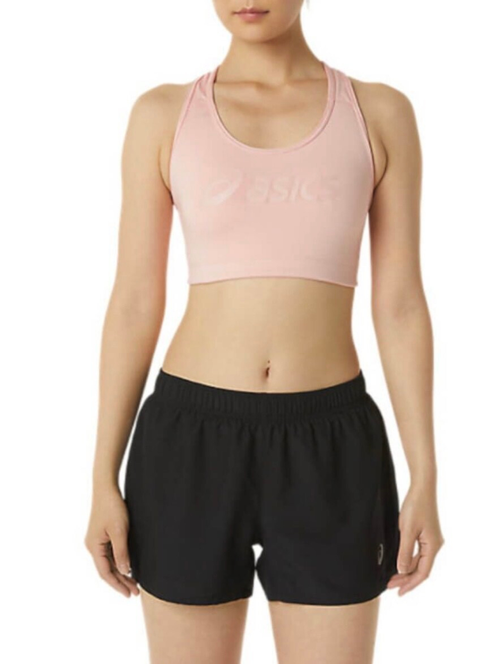 ASICS, CORE LOGO BRA, FROSTED ROSE/FROSTED ROSE,, WOMEN, M