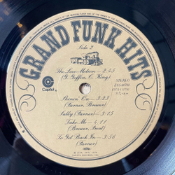 Винтажная виниловая пластинка LP Grand Funk Hits (Japan 1976) (No Obi) (Poster)