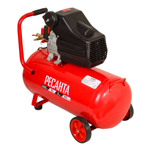 Компрессор пневматический поршневой Ресанта КП-50/300М