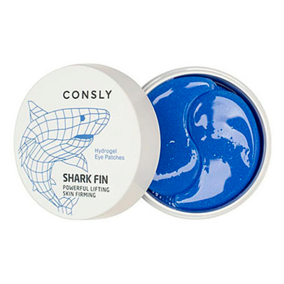Гидрогелевые патчи для области вокруг глаз с экстрактом акульего плавника, 60шт, CONSLY
