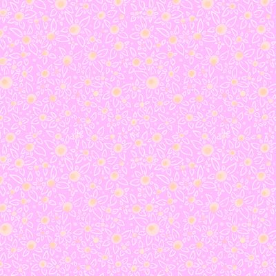 Узор с цветами на нежном розовом фоне
