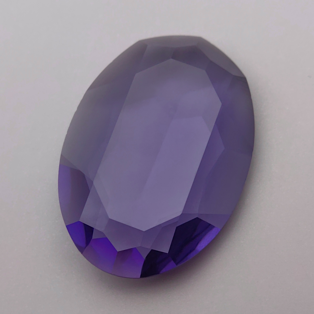 Овал К9, Tanzanite Unfoiled