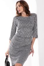 Платье Эрнеста (серое) П11561 LT Collection