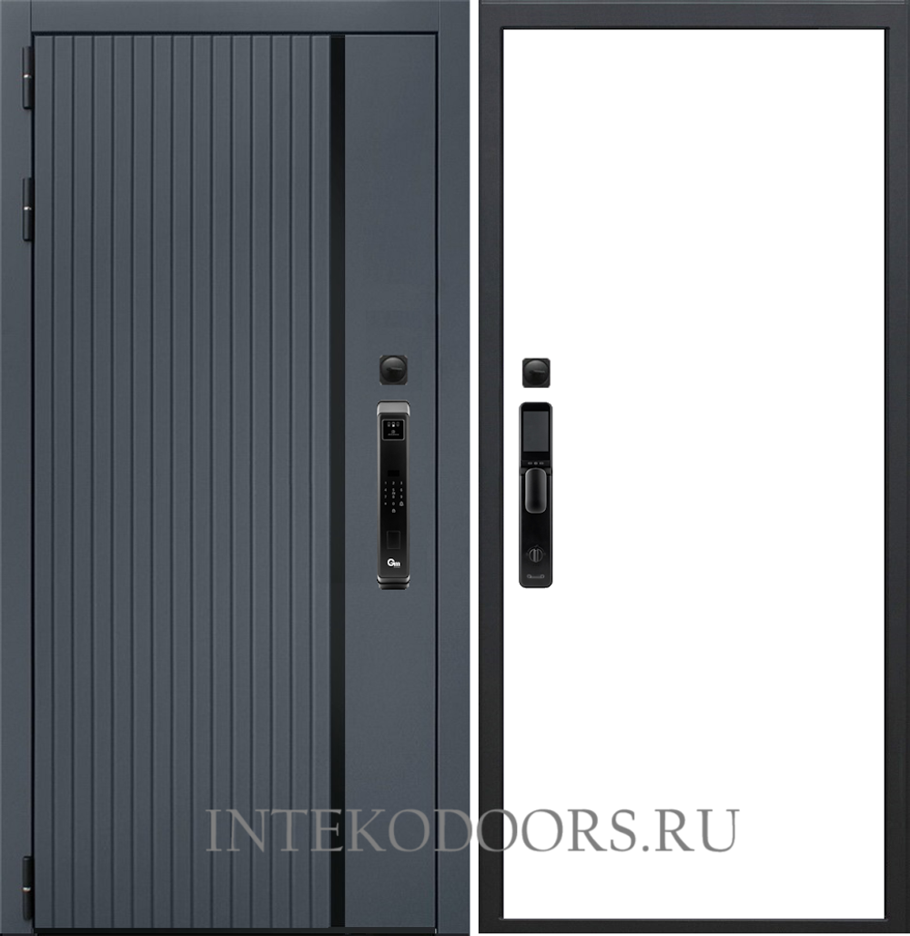 Агат Графит V8 гладкая без рисунка