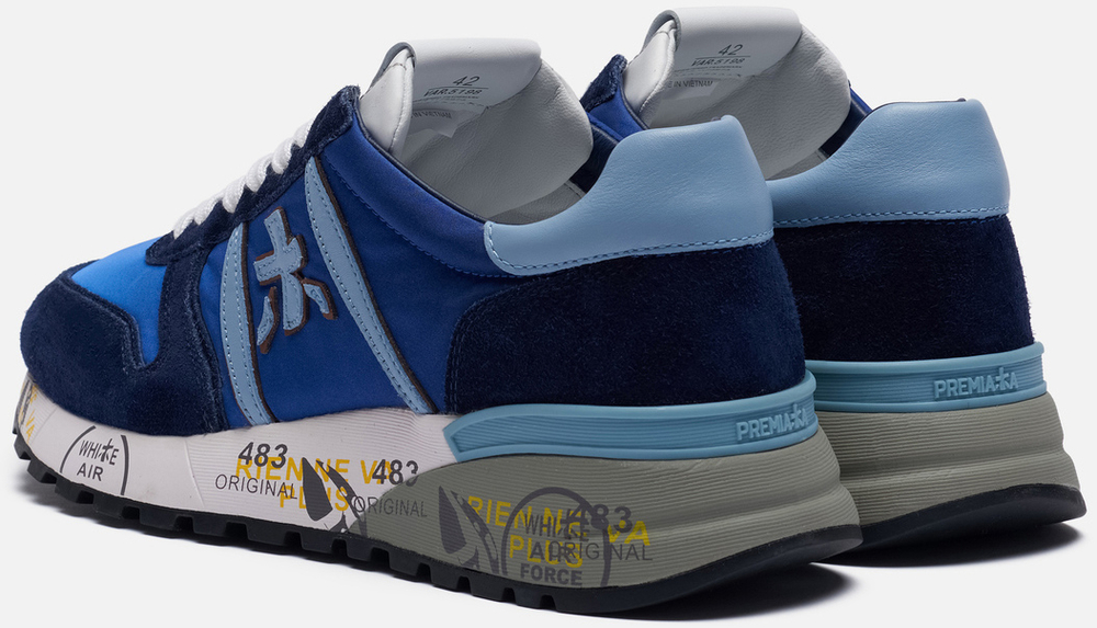 Premiata Lander 5198 Синие с голубым