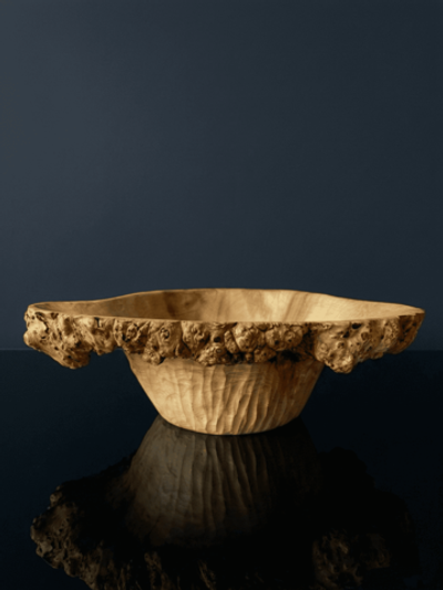 Фруктовница из дерева клёна