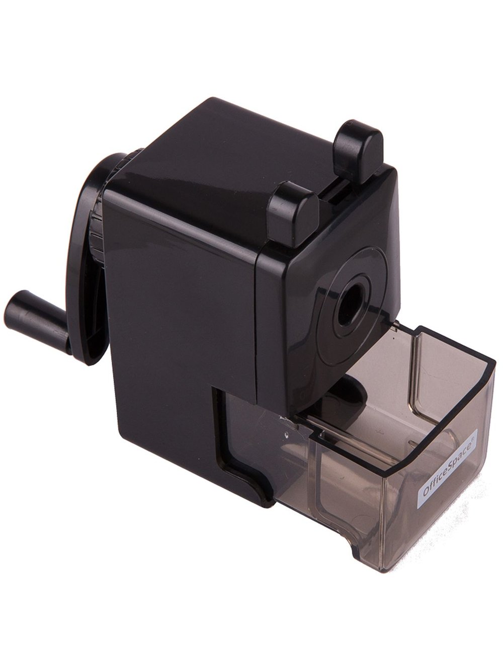 Точилка механическая пластиковый корпус черная