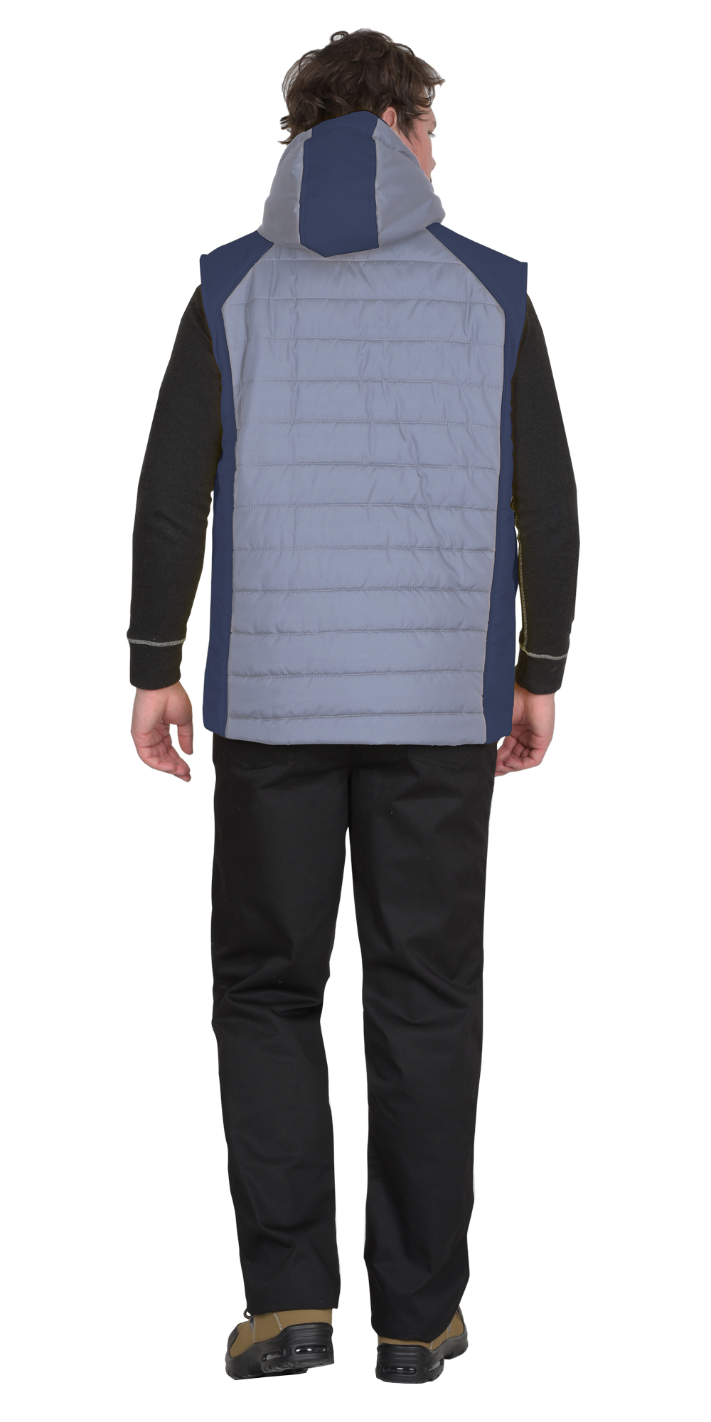 Жилет СИРИУС-УРБАН голубой с темно-синим