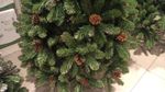 Ель с шишками «Снежная королева зелёная» (Пвх) 180 см / 1.8 м