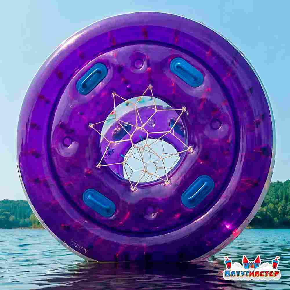 Водный аттракцион роллер «Звёздный прибой», двухместный, ТПУ, 2,2×2×2 м