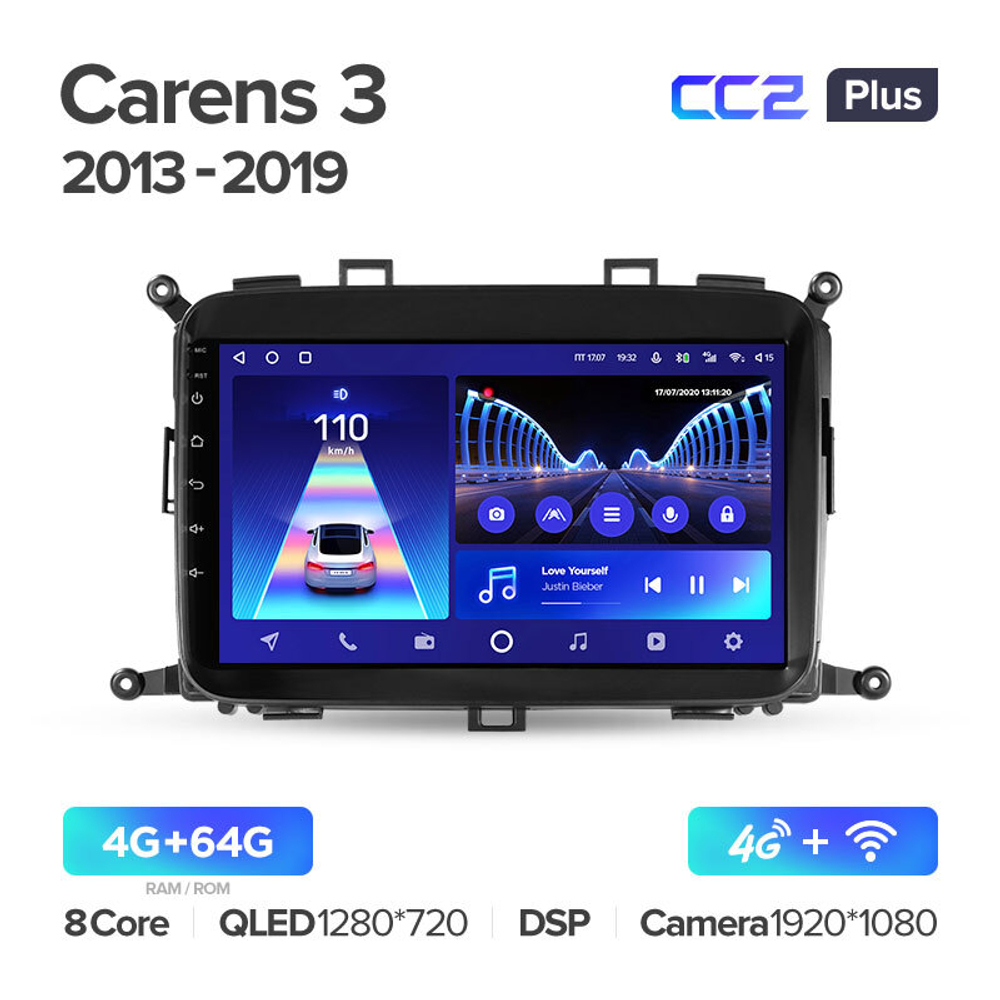 Teyes CC2 Plus 9"для KIA Carens 2013-2019