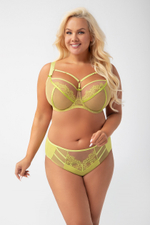 Бюстгальтер и сетки с кружевом Paradise lime
