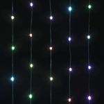 Гирлянда занавес Lotti 300 drop leds мультиколор со стартовым шнуром