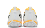 Li Ning Saga 2 Lite Rubber Cushioning, Wear Resistant Low top Badminton Shoes Unisex White Yellow
