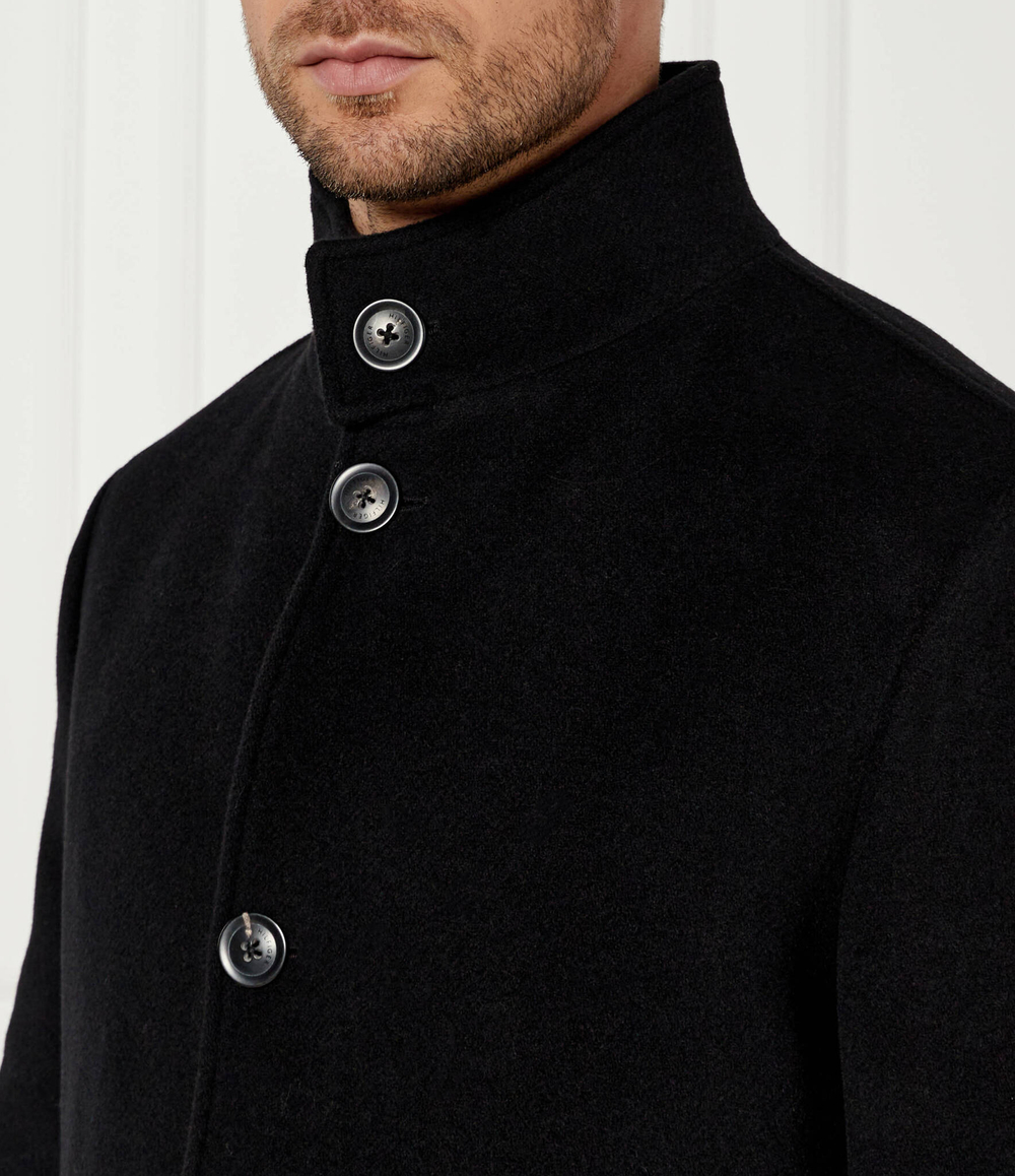 Шерстяное пальто Tommy Hilfiger - черный(MW0MW37956)