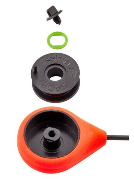 Удочка-балалайка зимняя Salmo SPORT 23см красная