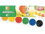 Акварель медовая "ZOO" 6 цветов, без кисти, картон (Луч)
