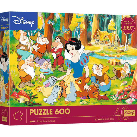 Pazl / Пазлы / Puzzles - "600" - 40th anniversary Trefl - Snow White