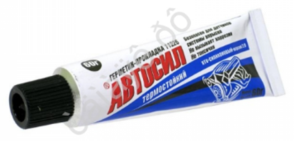 Герметик-прокладка АВТОсил (г.Казань) термостойкий силиконовый  60гр Черный 11226-60