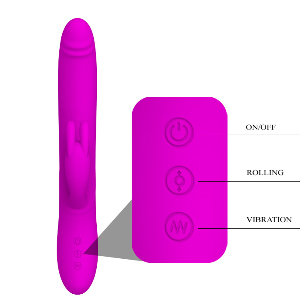 Вибратор Pretty Love Purple BW-069001PUR
