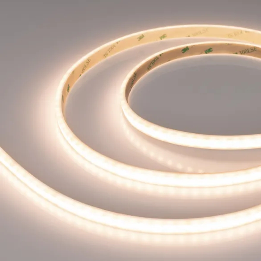 Светодиодная лента герметичная RTW-PSW-A120-10mm 24V Warm3000 (9.6 W/m, IP67, 2835, 5m) (Arlight, 5 лет) 040710