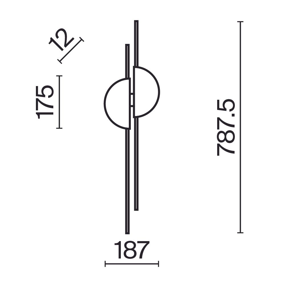 Настенный светильник (бра) Maytoni MOD179WL-L22BS4K1