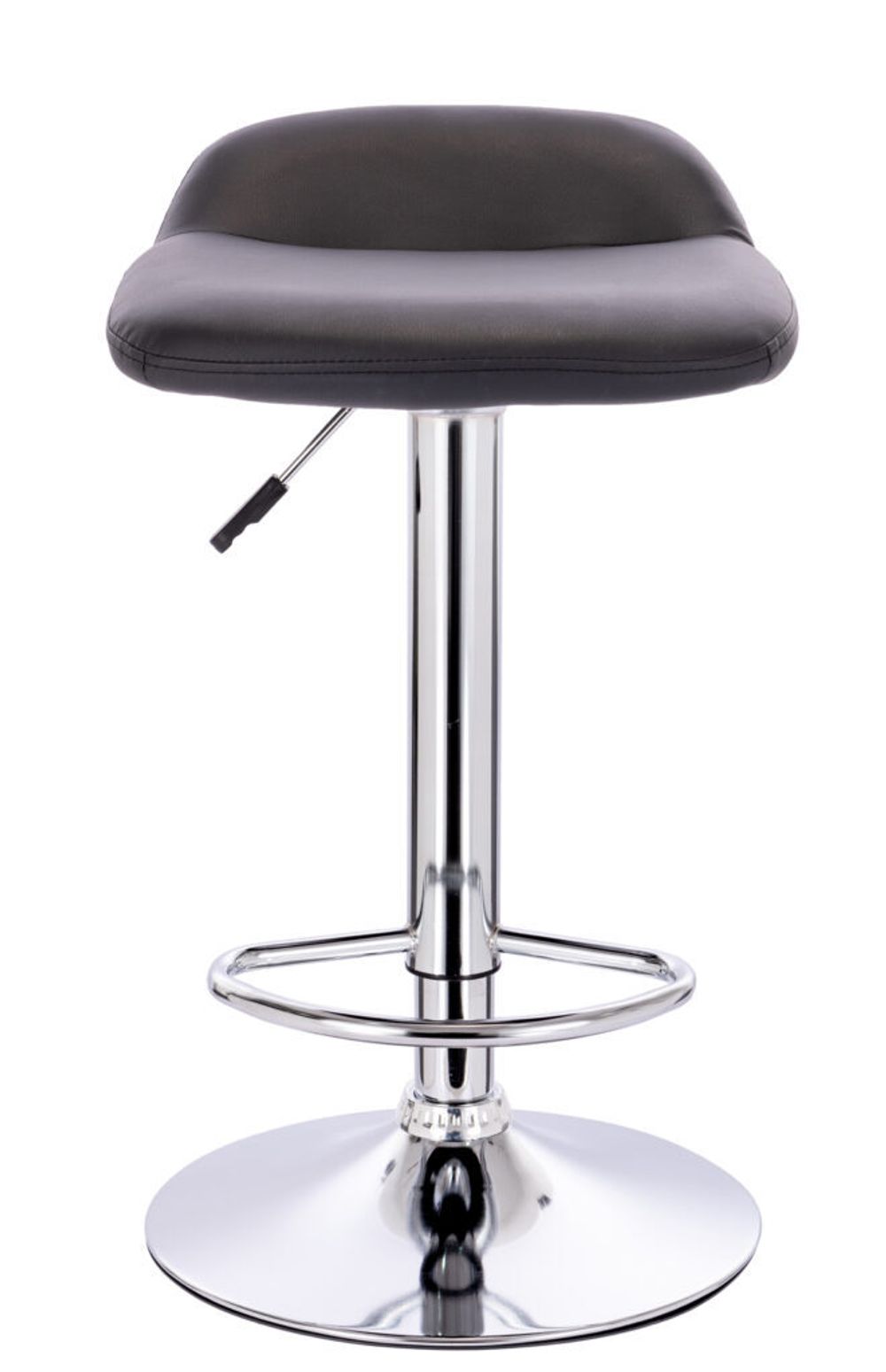 Стул барный Everprof Form Экокожа Черный