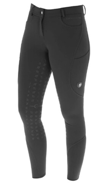 Бриджи утепленные c полной силиконовой леей COVALLIERO Black