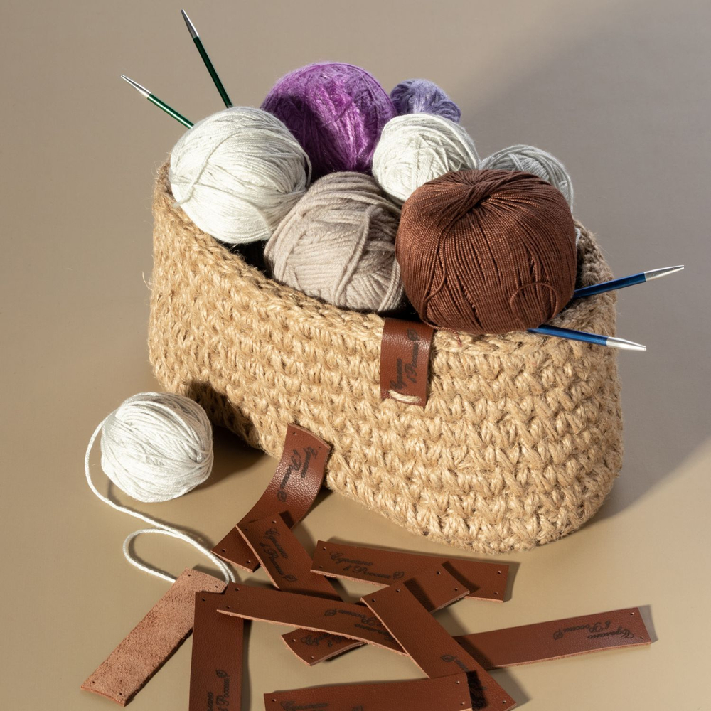 Набор бирок 10шт. Бирки для рукоделия с Вашим логотипом.