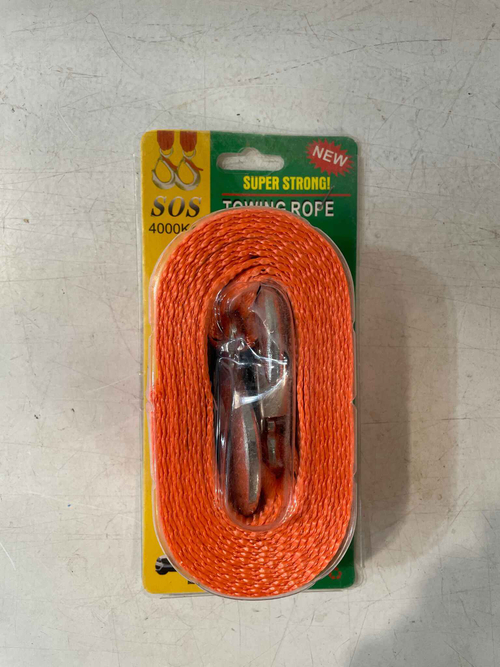 3Т (3 м) / Буксировочный трос 3 тонны, длина 3 метра, цвет оранжевый (1 шт.)