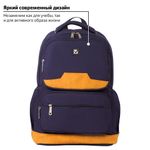 Рюкзак BRAUBERG для старшеклассников/студентов/молодежи, "Бронкс", 27 литров, 46х31х14 см, 226349