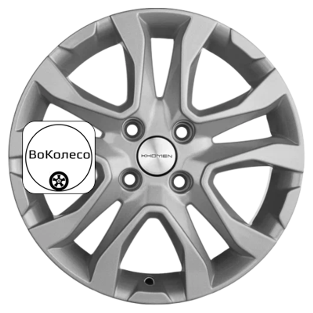 6x15/4x100 ET50 D60,1 KHW1503 (Vesta) F-Silver Khomen Wheels