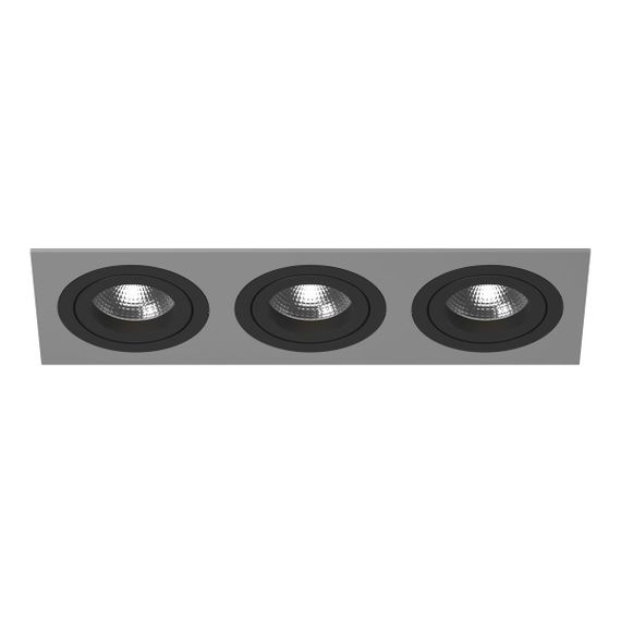 Комплект из светильника и рамки Lightstar Intero 16 (217539+217607+217607+217607) i539070707