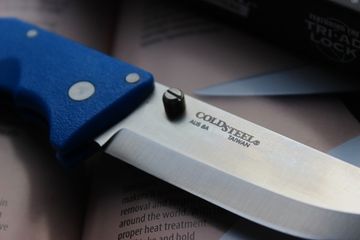 Складной нож Cold Steel 20NPG Finn Wolf Blue c клинком из стали AUS-8, рукоять Grivory (Griv-Ex)