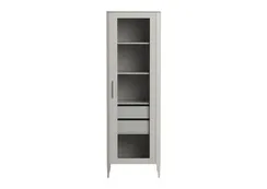 Витрина Type oak стеклянная высота 200 см R (серо-бежевый)