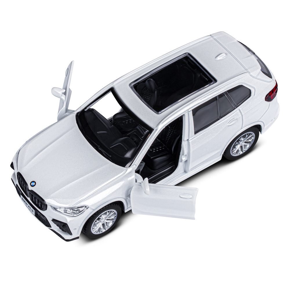 Модель 1:43 BMW X5M, белый, инерция, откр. двери