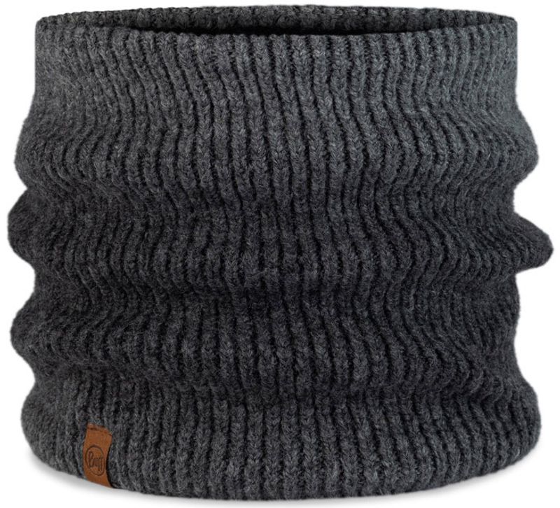 Вязаный шарф-труба с флисом Buff Knitted & Fleece Neckwarmer Marin Graphite Фото 1