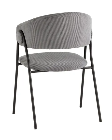 Стул Loop серый вельвет