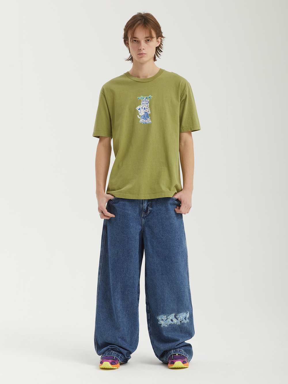 Мужские Джинсы Ace Ultra Wide Leg