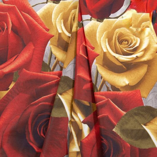 Евро комплект постельного белья Каприз DE LUXE поплин наволочки 70x70 см