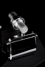 Boheme Держатель для туалетной бумаги с крышкой ROYALE CRISTAL BLACK ХРОМ